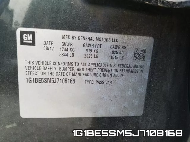1G1BE5SM5J7108168 фото 2