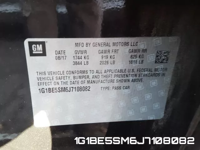 1G1BE5SM6J7108082 фото 2