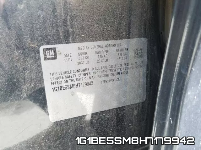 1G1BE5SM8H7179942 фото 2