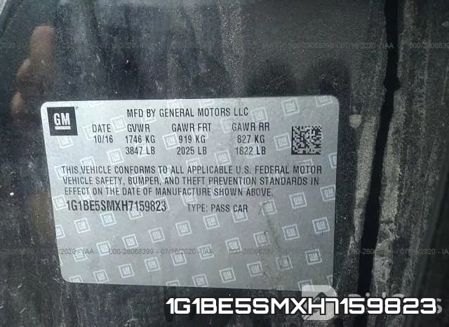 1G1BE5SMXH7159823 фото 10