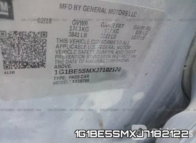 1G1BE5SMXJ7182122 фото 10