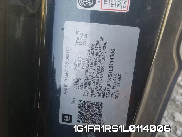 1G1FA1RS1L0114006 фото 2