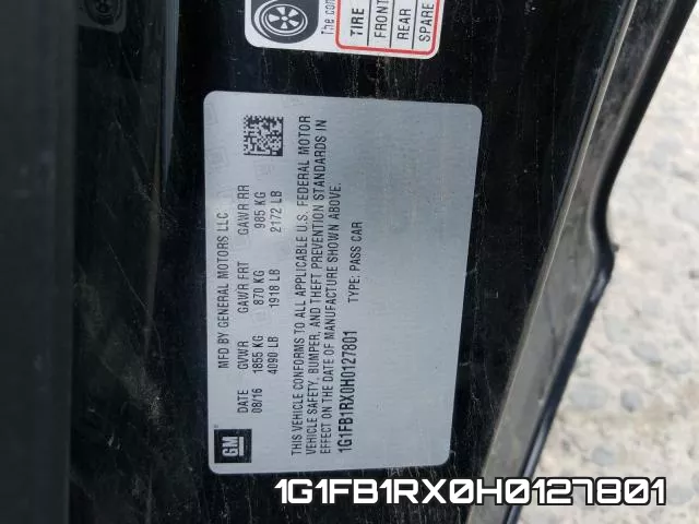 1G1FB1RX0H0127801 фото 2
