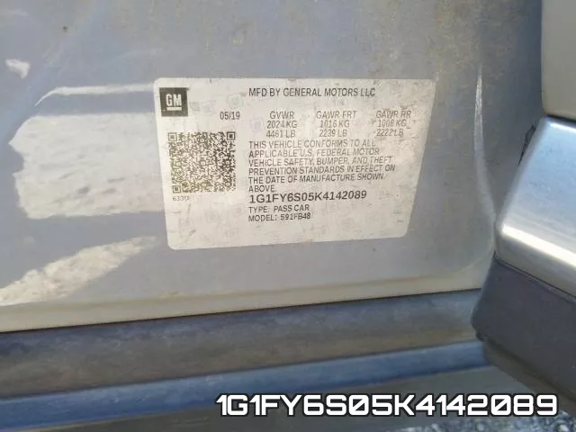 1G1FY6S05K4142089 фото 2