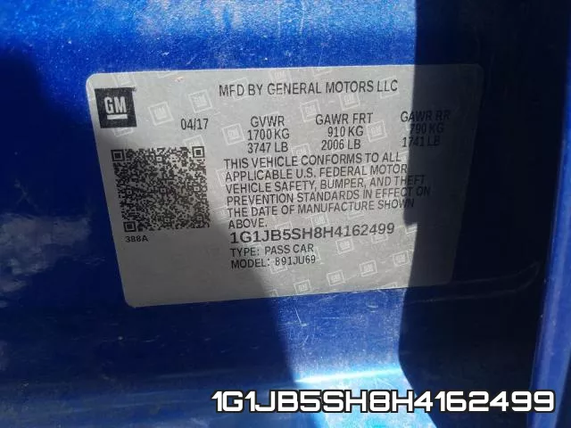 1G1JB5SH8H4162499 фото 2