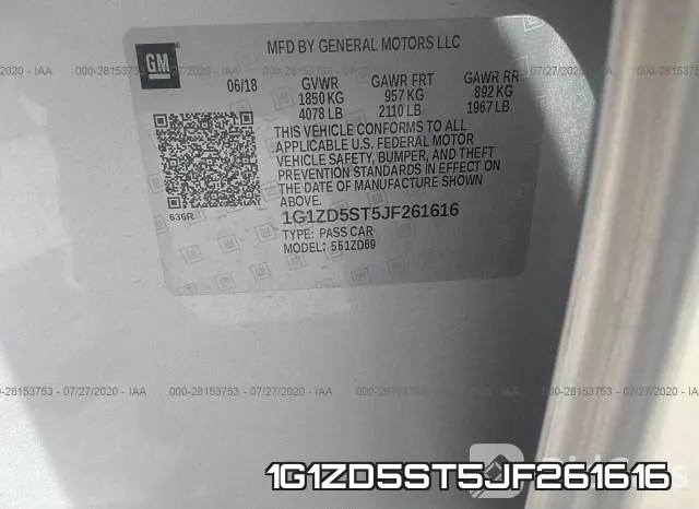 1G1ZD5ST5JF261616 фото 10