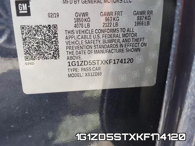 1G1ZD5STXKF174120 фото 2