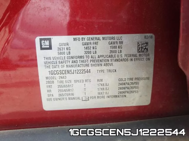 1GCGSCEN5J1222544 фото 2