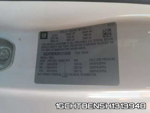 1GCHTBEN5H1313948 фото 2