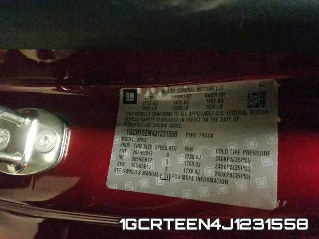 1GCRTEEN4J1231558 фото 2