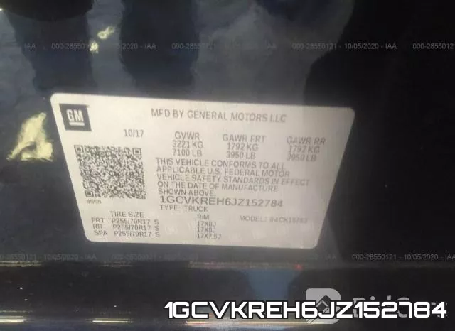 1GCVKREH6JZ152784 фото 10