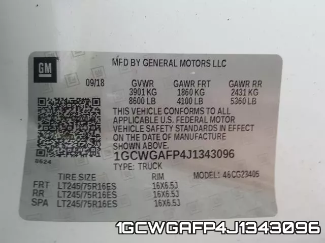 1GCWGAFP4J1343096 фото 2