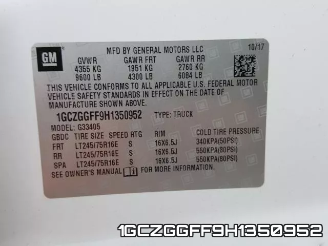 1GCZGGFF9H1350952 фото 2