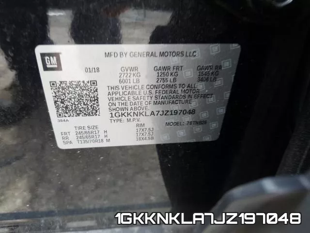 1GKKNKLA7JZ197048 фото 2