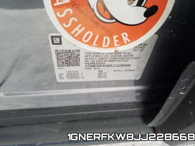 1GNERFKW8JJ228668 фото 2