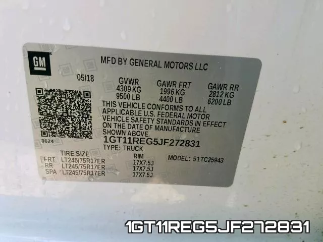 1GT11REG5JF272831 фото 2