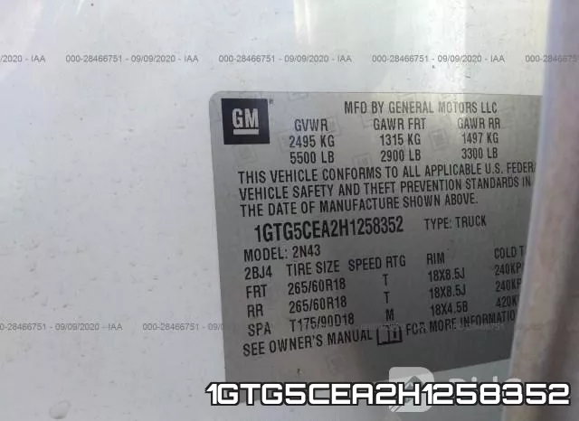 1GTG5CEA2H1258352 фото 10