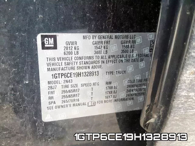 1GTP6CE19H1328913 фото 2