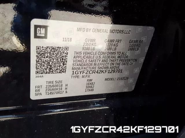 1GYFZCR42KF129701 фото 2