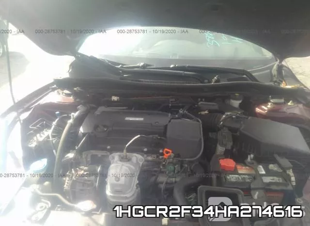 1HGCR2F34HA274616 фото 2
