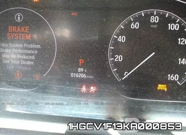 1HGCV1F13KA000853 фото 8