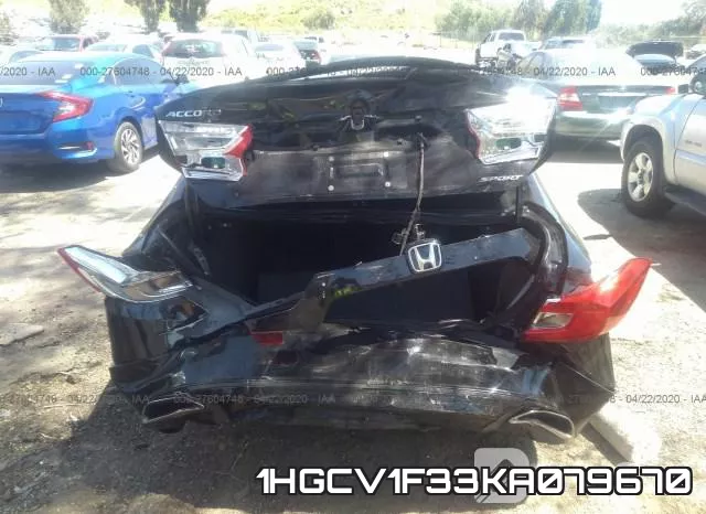 1HGCV1F33KA079670 фото 7