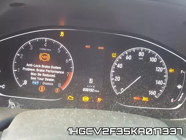 1HGCV2F35KA017337 фото 9