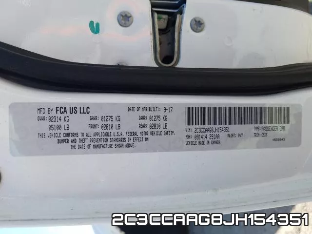 2C3CCAAG8JH154351 фото 2