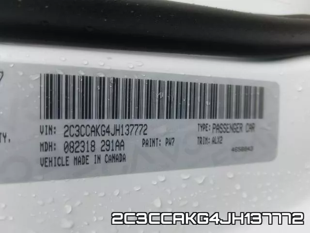 2C3CCAKG4JH137772 фото 2