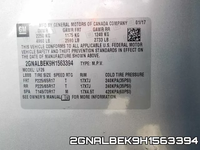 2GNALBEK9H1563394 фото 2