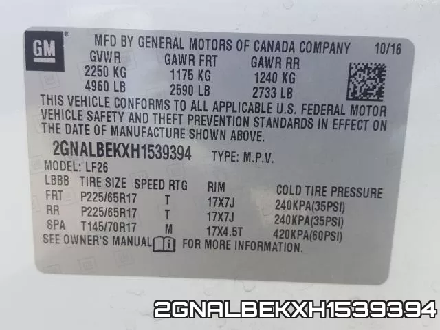 2GNALBEKXH1539394 фото 2