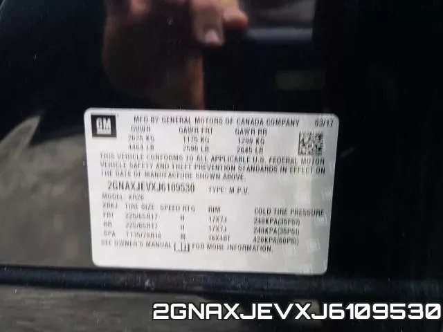 2GNAXJEVXJ6109530 фото 2