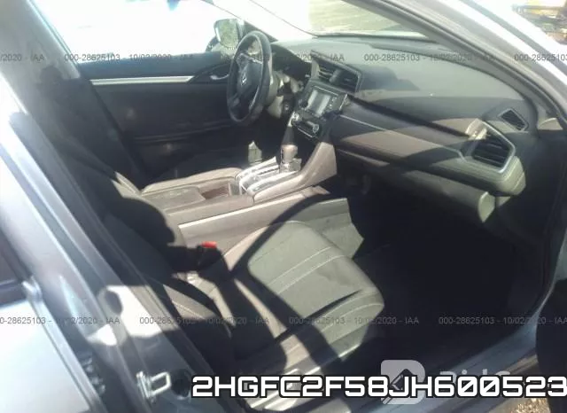 2HGFC2F58JH600523 фото 6