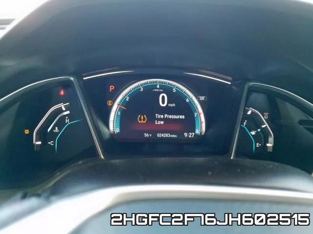 2HGFC2F76JH602515 фото 9