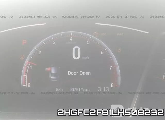 2HGFC2F81LH508232 фото 8