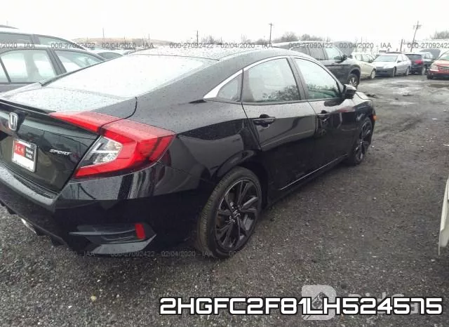 2HGFC2F81LH524575 фото 5