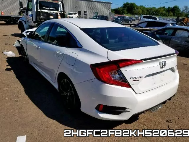 2HGFC2F82KH520629 фото 4