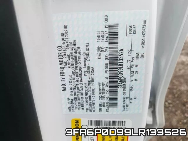 3FA6P0D99LR133526 фото 2