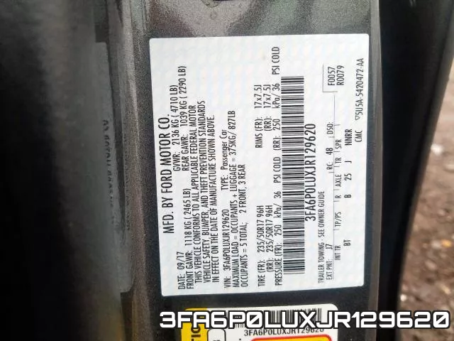 3FA6P0LUXJR129620 фото 2