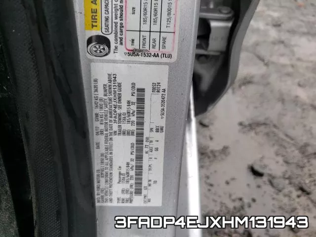 3FADP4EJXHM131943 фото 2