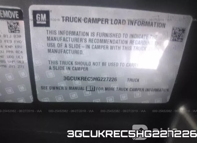 3GCUKREC5HG227226 фото 10