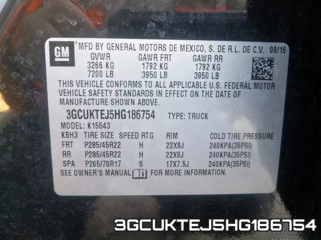 3GCUKTEJ5HG186754 фото 2