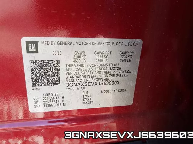 3GNAXSEVXJS639603 фото 2