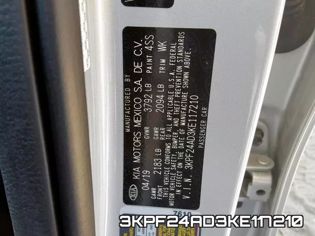 3KPF24AD3KE117210 фото 2