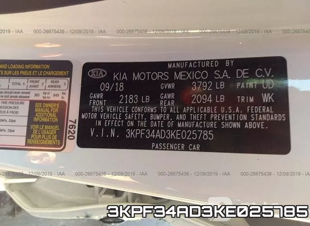 3KPF34AD3KE025785 фото 10