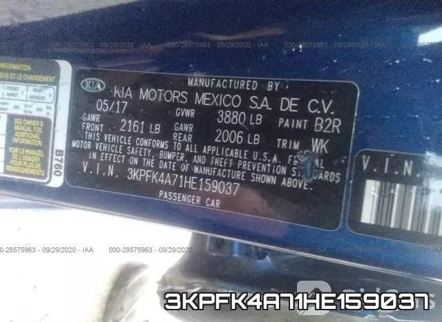 3KPFK4A71HE159037 фото 10