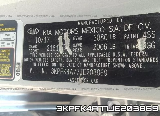 3KPFK4A77JE203869 фото 10