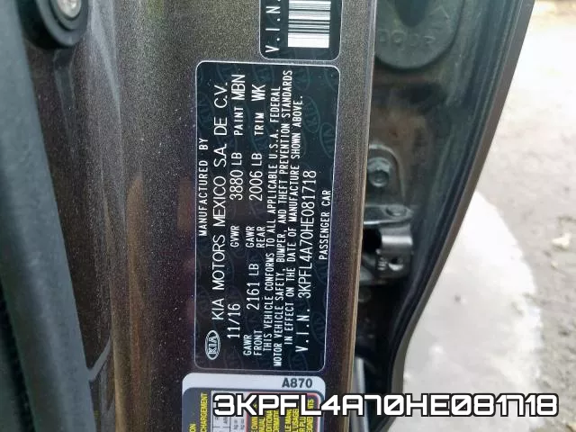 3KPFL4A70HE081718 фото 2