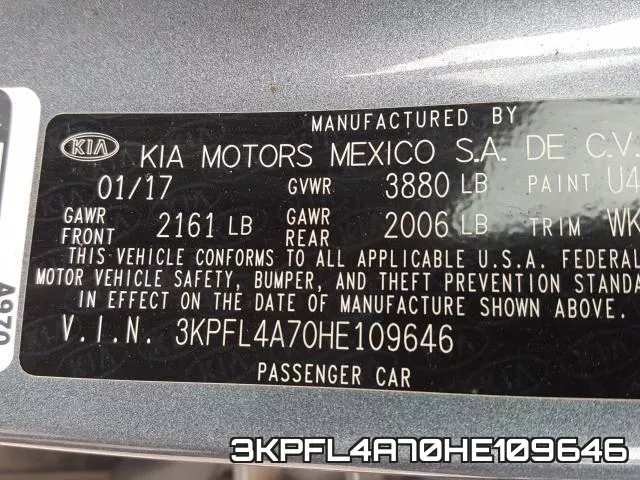 3KPFL4A70HE109646 фото 2