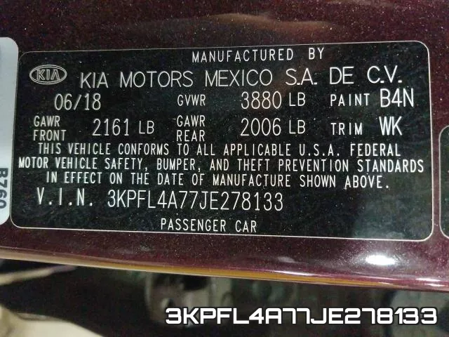 3KPFL4A77JE278133 фото 2